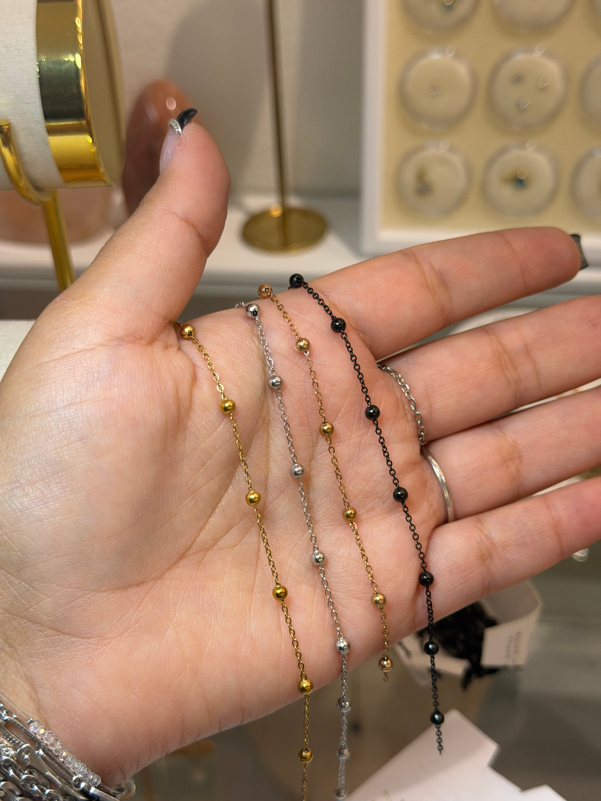 Gold 18k PVD LARGE Satellite Chain