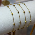 Gold 18k PVD LARGE Satellite Chain