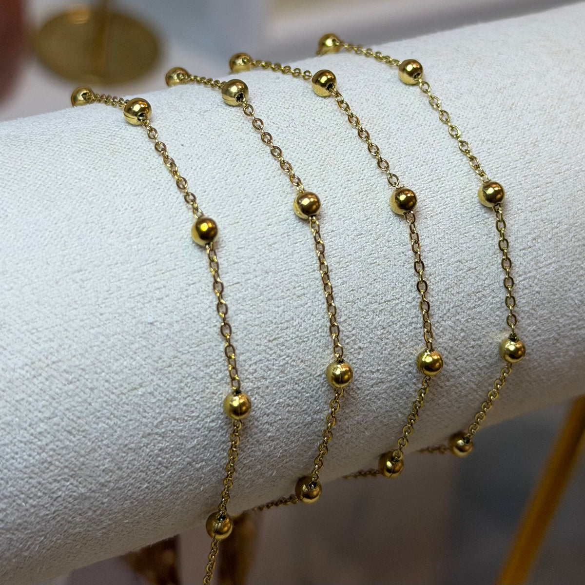Gold 18k PVD LARGE Satellite Chain