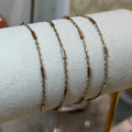 Rosegold 18k PVD Stainless Steel Tube Chain