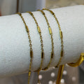 Gold 18k PVD Stainless Steel Tube Chain