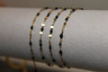 Black Enamel PVD Chain in Gold