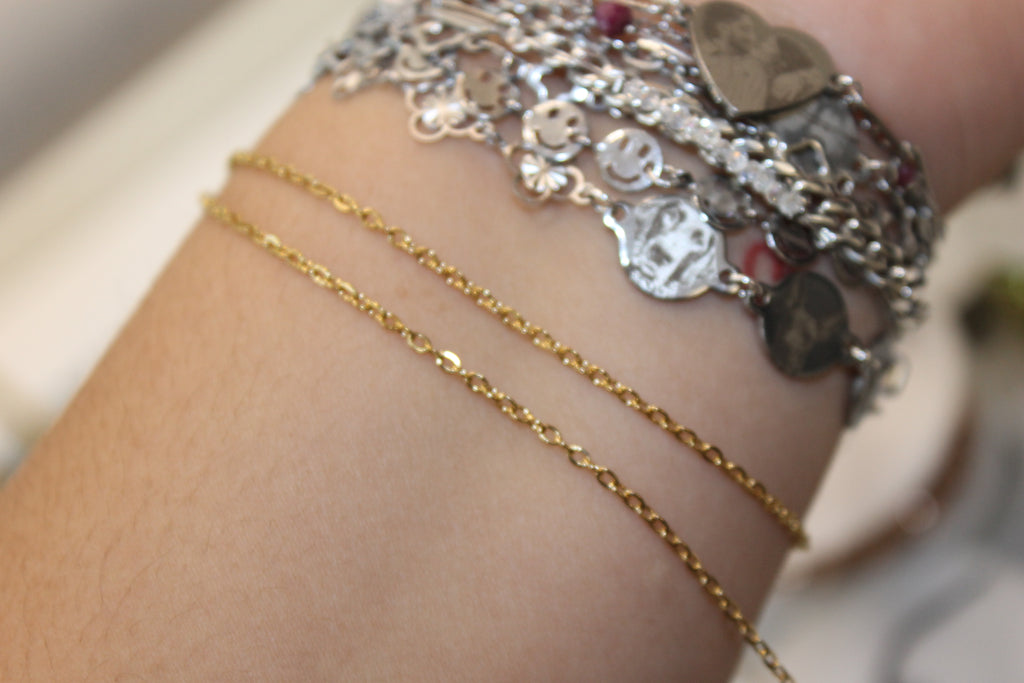 Gold PVD Stainless Steel Cable Chain