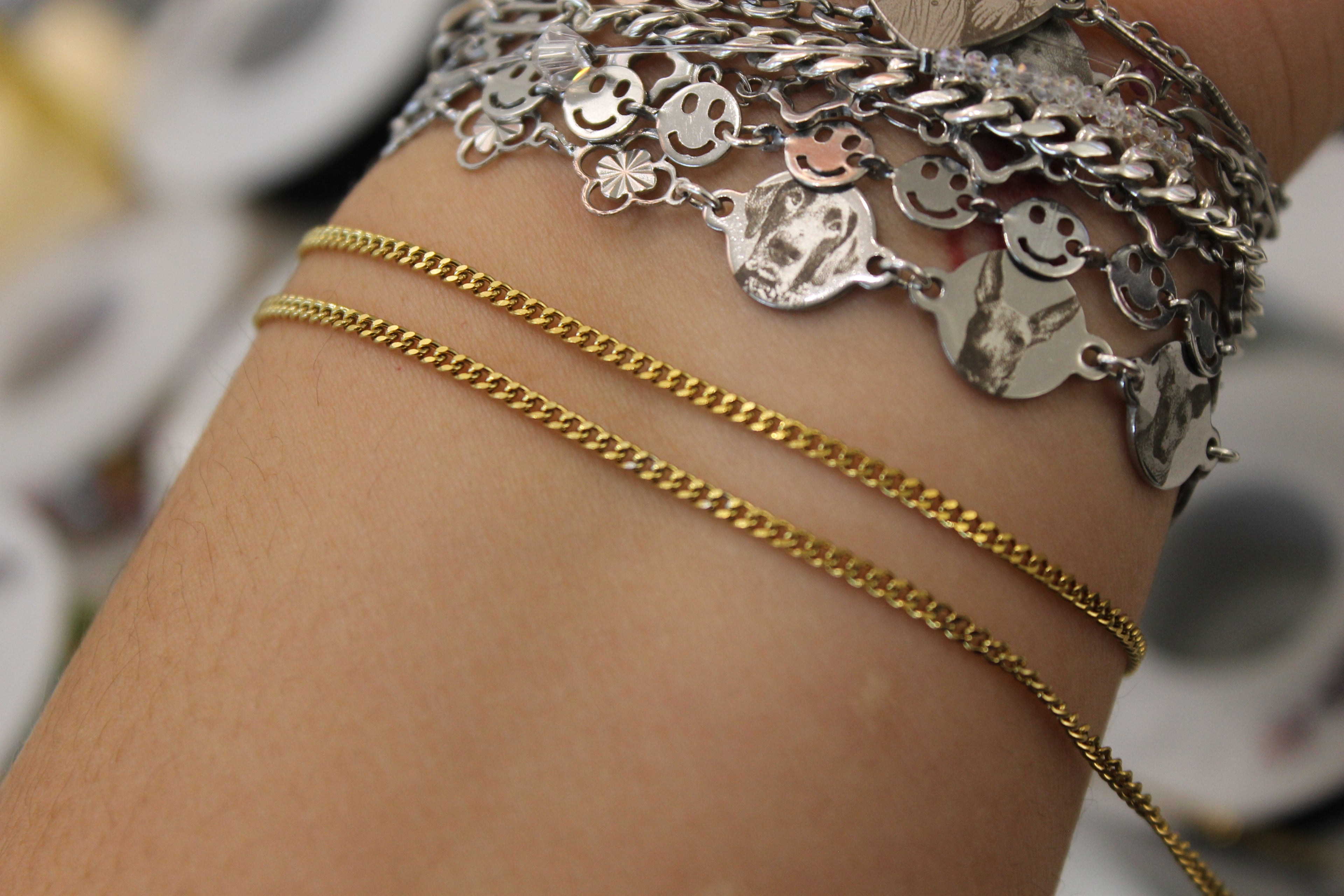Gold PVD Stainless Steel Curb Chain