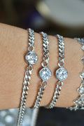 XXL CZ Cuban Chain (304 Silver)