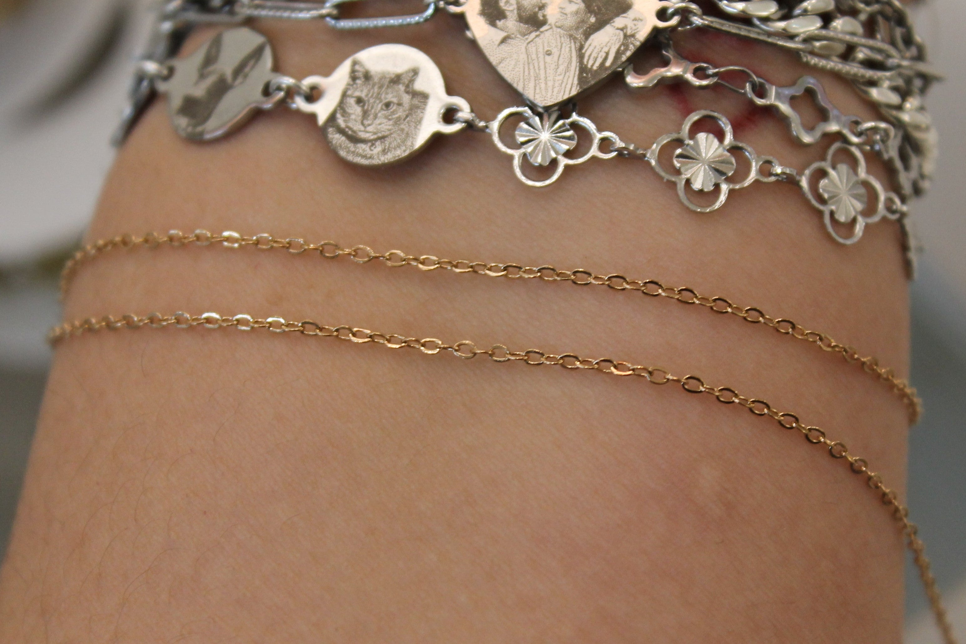 Rosegold PVD Stainless Steel Cable Chain