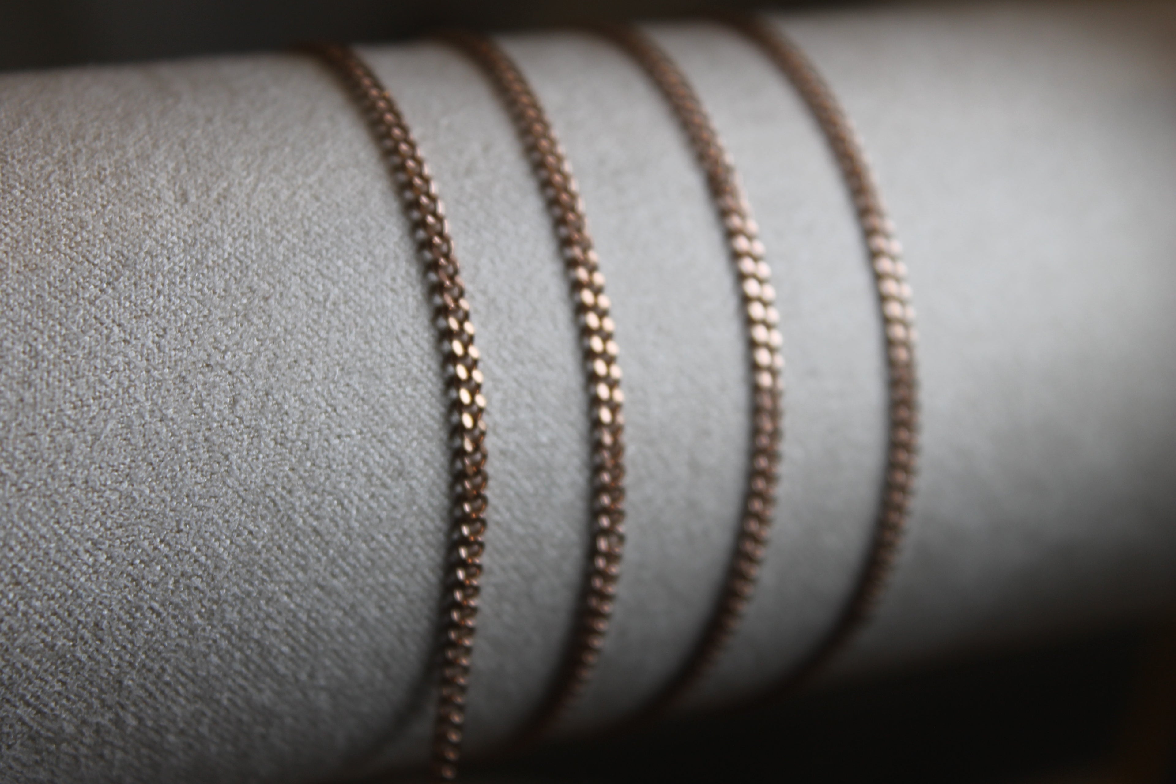 Rosegold PVD Stainless Steel Curb Chain