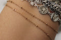 Rosegold PVD Stainless Steel Satellite Chain