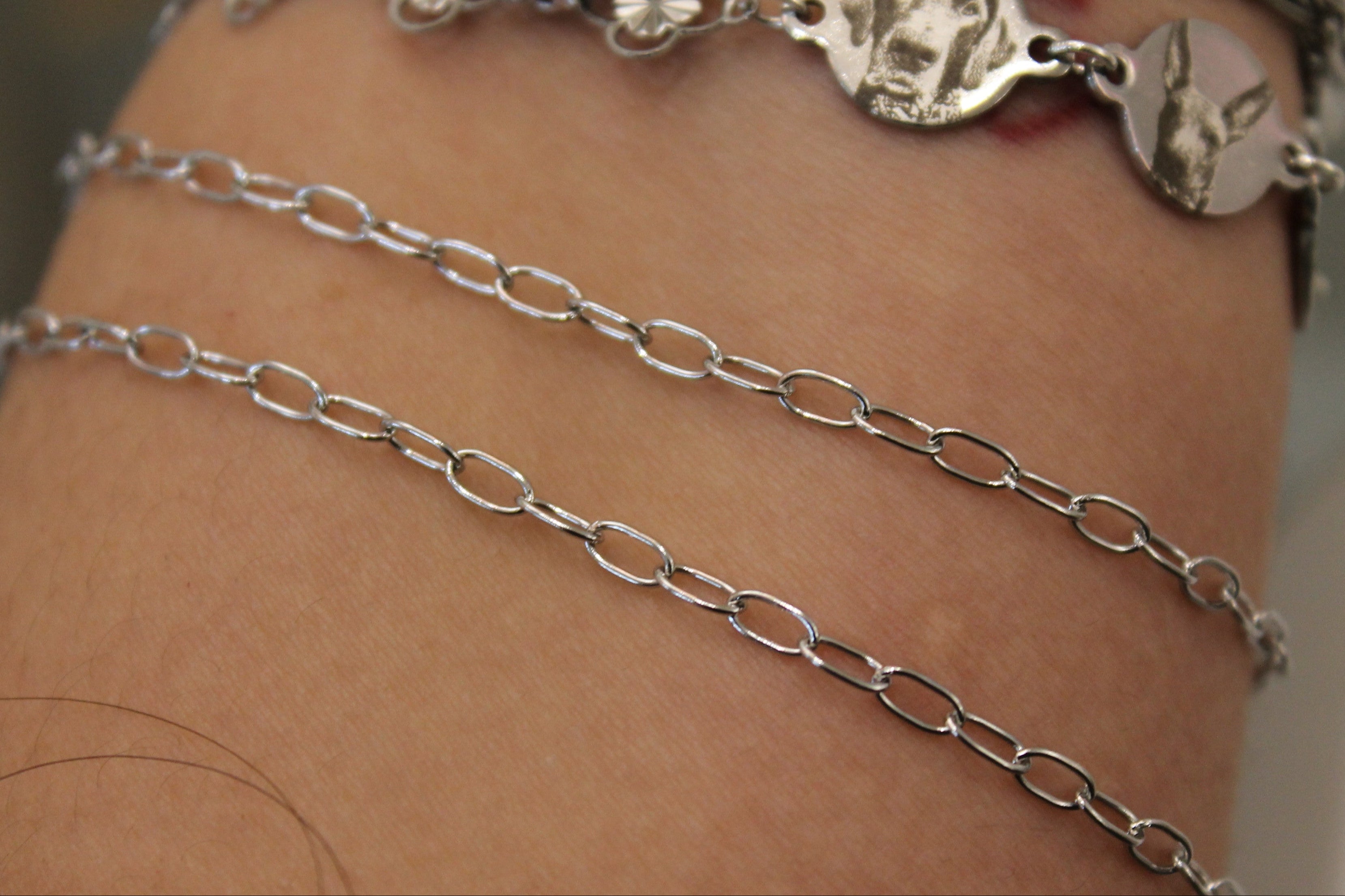 Stainless Steel Paperclip Chain